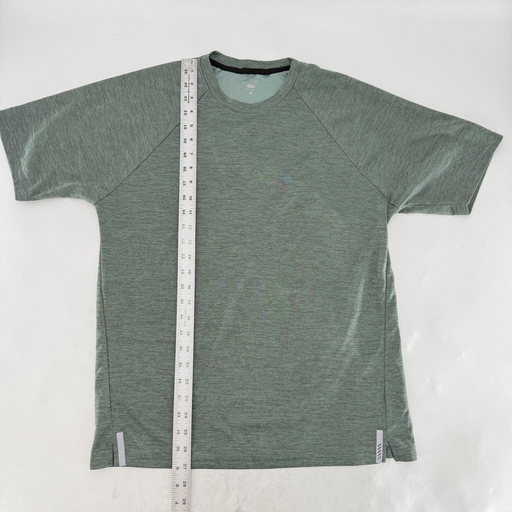 Balance Collection Mens Heathered Sage Green Raglan Performance T-Shirt Flaw - Picture 9 of 10